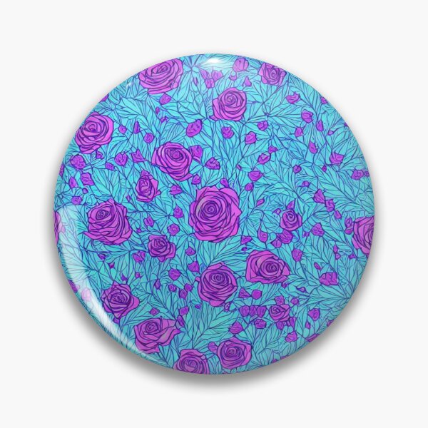 Item preview, Vintage Purple Rose Pattern  designed and sold by ArtzandDesignz.