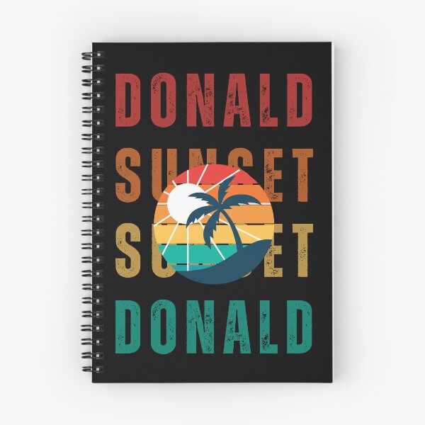 Item preview, DONALD NAME: DONALD SUNSET BEACH DESIGN. designed and sold by AlexRelax.