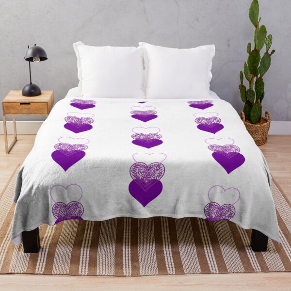 Item preview, Purple 3 Tier Hearts designed and sold by allyciaa.