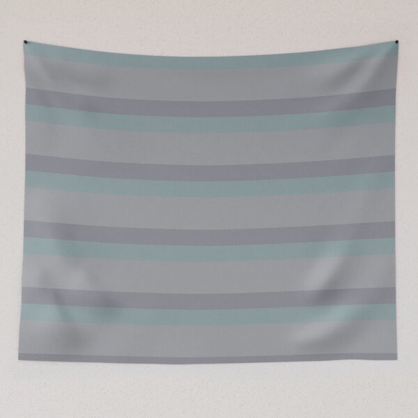 Item preview, Neutral Shades of Purple and Neutral Green Wide Horizontal Stripe designed and sold by rhombusOnion.