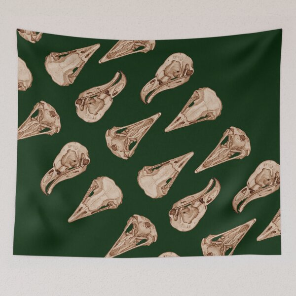 Item preview, owl skull emerald multi designed and sold by GorgeousScience.