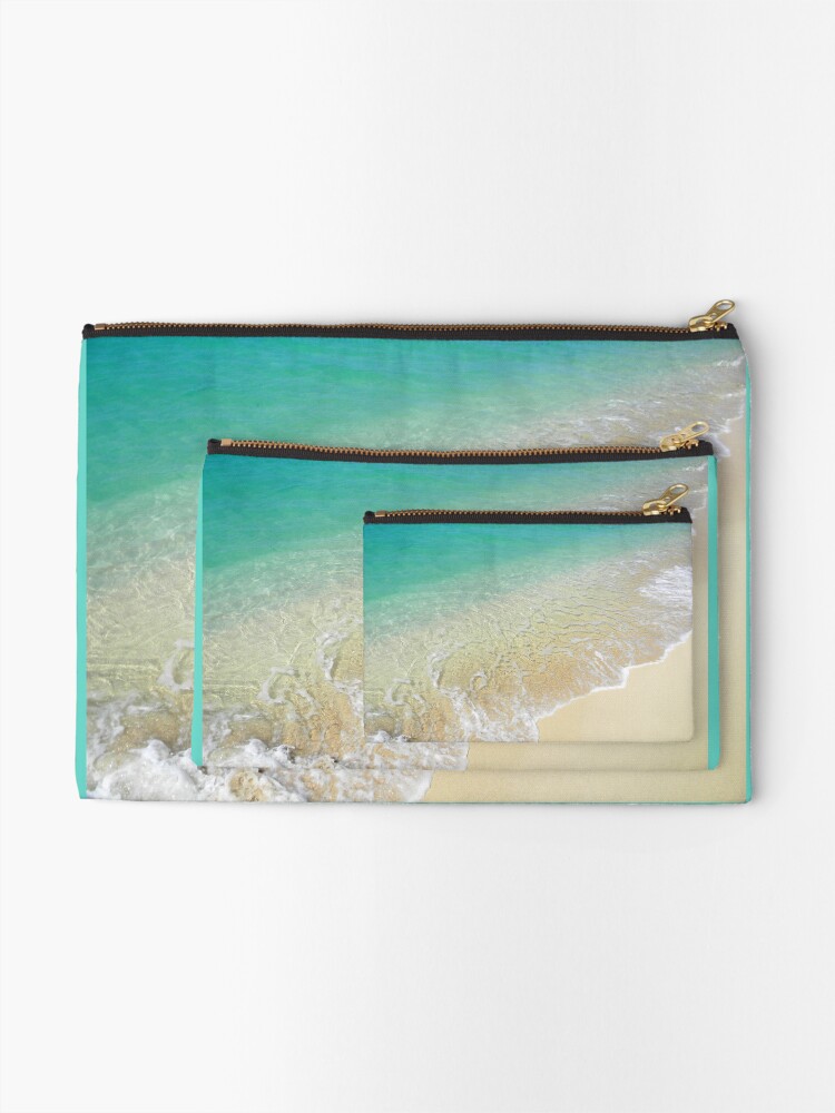 Thumbnail 2 of 4, Zipper Pouch, Beach designed and sold by debop.