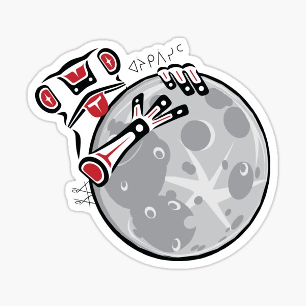 Ayikipisim - Frog Moon Sticker