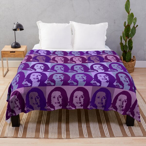 Item preview, Madam Speaker Nancy Pelosi Superstar (lilac and lavender) designed and sold by Thelittlelord.