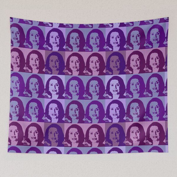 Item preview, Madam Speaker Nancy Pelosi Superstar (lilac and lavender) designed and sold by Thelittlelord.