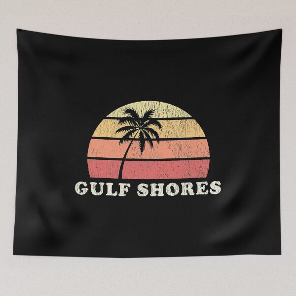 Item preview, Gulf Shores AL Vintage 70s Retro Throwback Design designed and sold by JackSadowski.