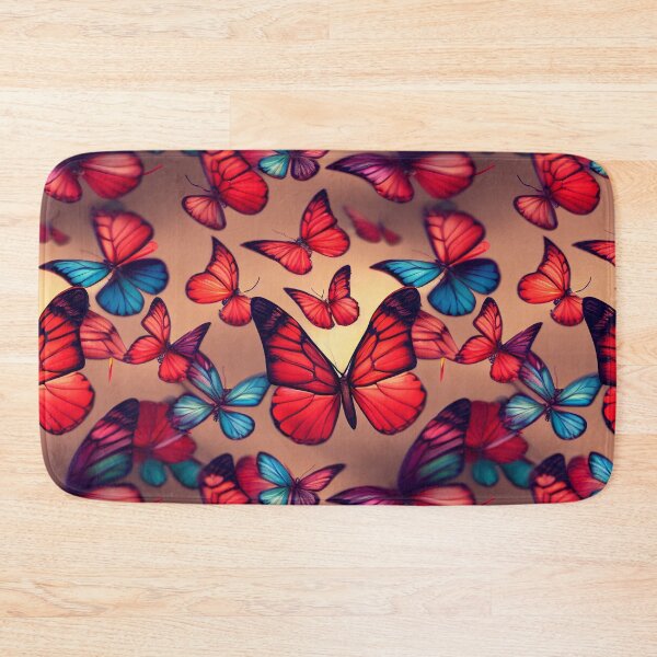 Item preview, Red And Blue Butterflies #1 designed and sold by Unicorn Trainwreck.