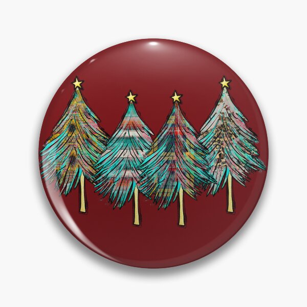 Item preview, 4 Christmas trees in the forest designed and sold by LeJeuneGifts.