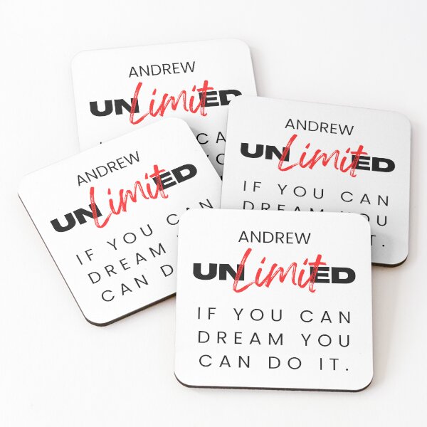 Item preview, ANDREW NAME: ANDREW UNLIMITED NEVER GIVE UP DESIGN..    designed and sold by AlexRelax.