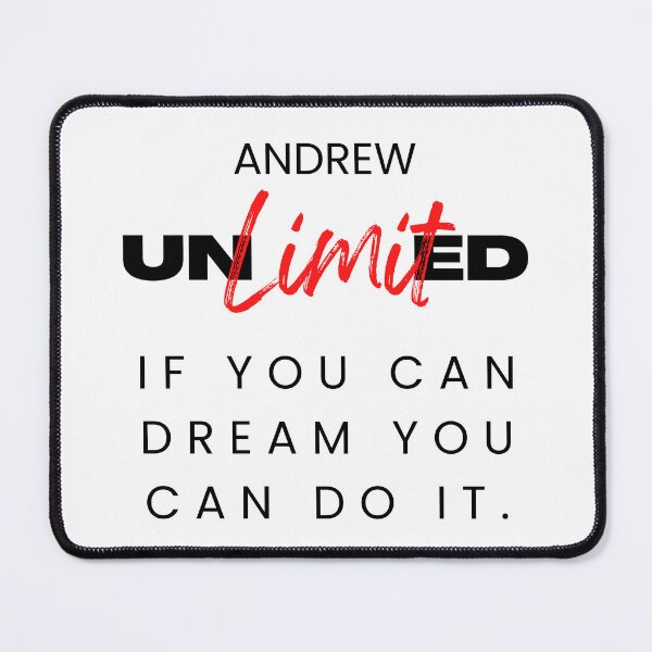 Item preview, ANDREW NAME: ANDREW UNLIMITED NEVER GIVE UP DESIGN.. designed and sold by AlexRelax.