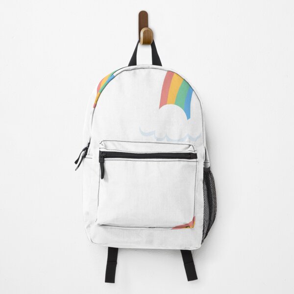 Item preview, Rainbow with Clouds and Happy Raindrops designed and sold by luckymooninc.