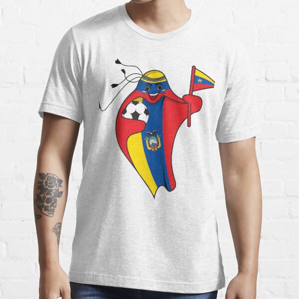 Mascot World Cup 2022 National Ecuador Soccer, Retro Ecuador Football, Ecuador  Jersey Soccer Essential T-Shirt for Sale by amreenshanley