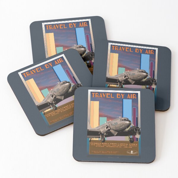 Item preview, Retro Airline Travel USA_02 designed and sold by SEADOGPRINTS.