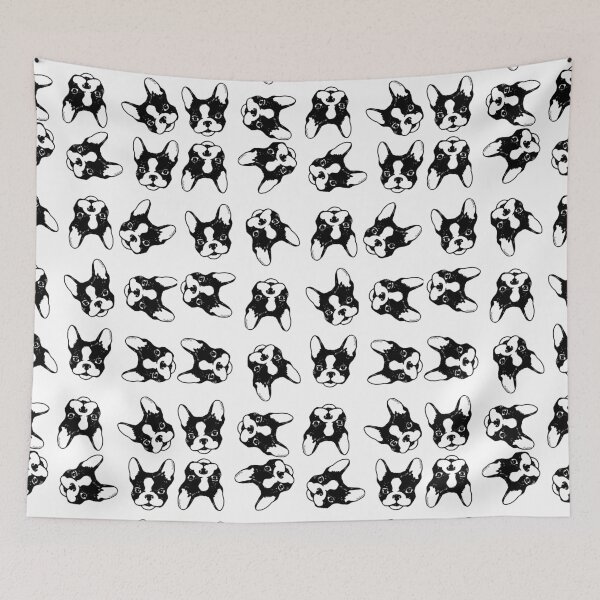 Item preview, French bulldog pattern designed and sold by Pendientera.
