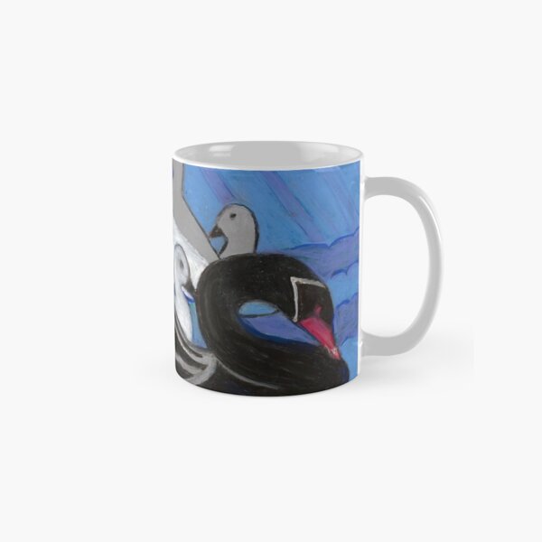 Seven Swans Swimming Classic Mug