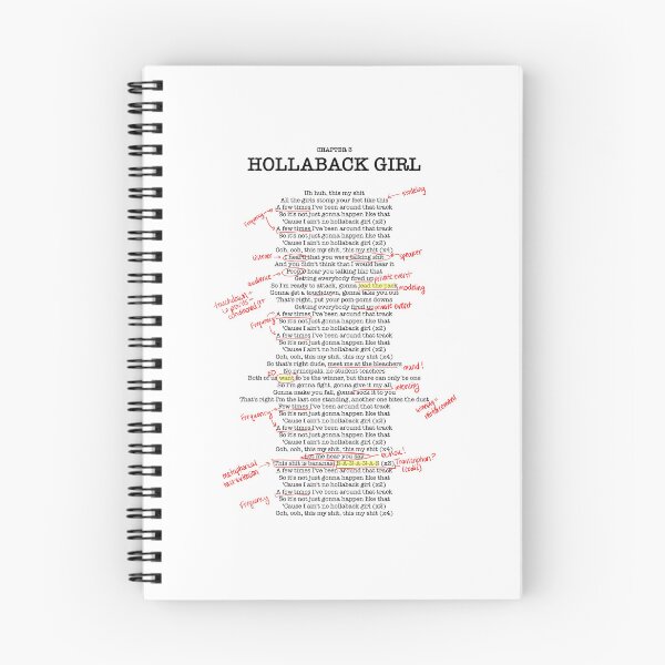Item preview, Annotated holla lyrics aba designed and sold by bcbayay designs.