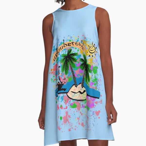 URLAUBSREIF A-Linien Kleid