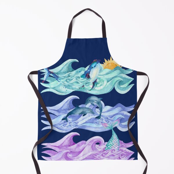 Item preview, Ocean Happenings - Sunny Playtime Whale Dolphins Mermaid designed and sold by ttsayt1earth.