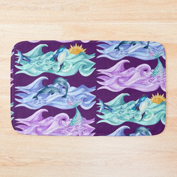 Item preview, Ocean Happenings - Sunny Playtime Whale Dolphins Mermaid designed and sold by ttsayt1earth.