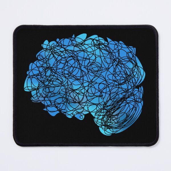 Item preview, Blue Colorful Mental Health Psychology Psych Brain Cerebral Cerebrum Cortex Neuro Neuroscience designed and sold by hopecope.