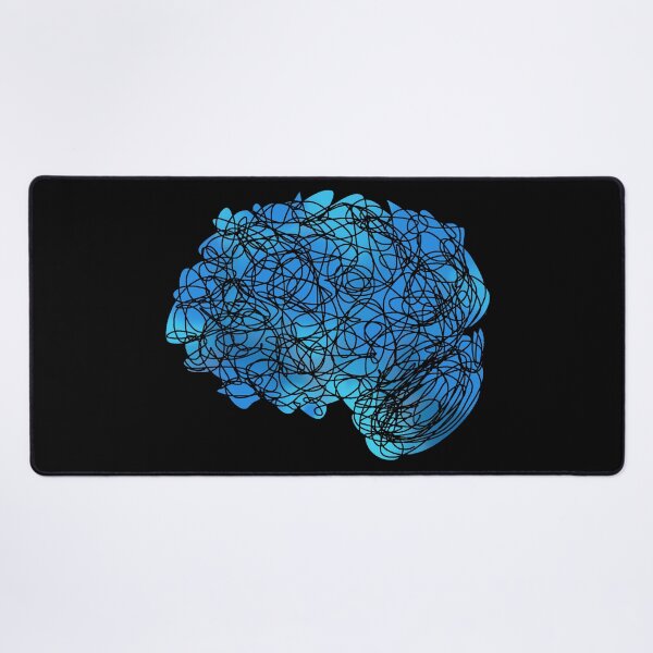 Item preview, Blue Colorful Mental Health Psychology Psych Brain Cerebral Cerebrum Cortex Neuro Neuroscience designed and sold by hopecope.