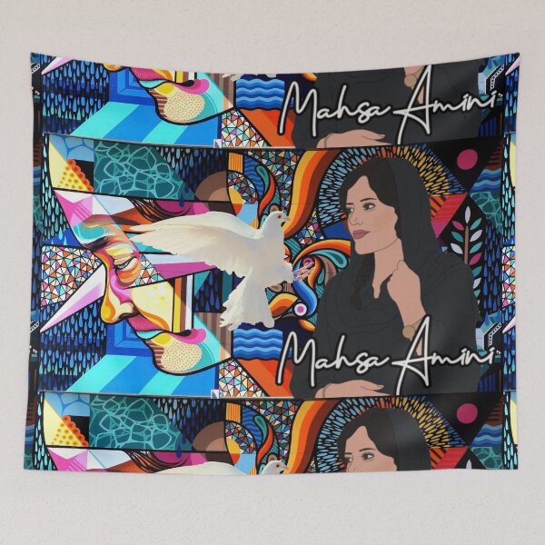 Item preview, Rest Free Mahsa Amini - mahsa amini, mahsa amini iran, mahsa,  mahsa amini iran books, women life freedom, zan zendegi azadi designed and sold by LoomylooDesigns.