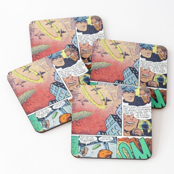 Item preview, War birds Ufo air battle scene | vintage comics aesthetic  designed and sold by spinolator.