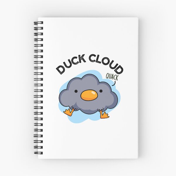 Item preview, Duck Cloud Funny Weather Puns  designed and sold by punnybone.