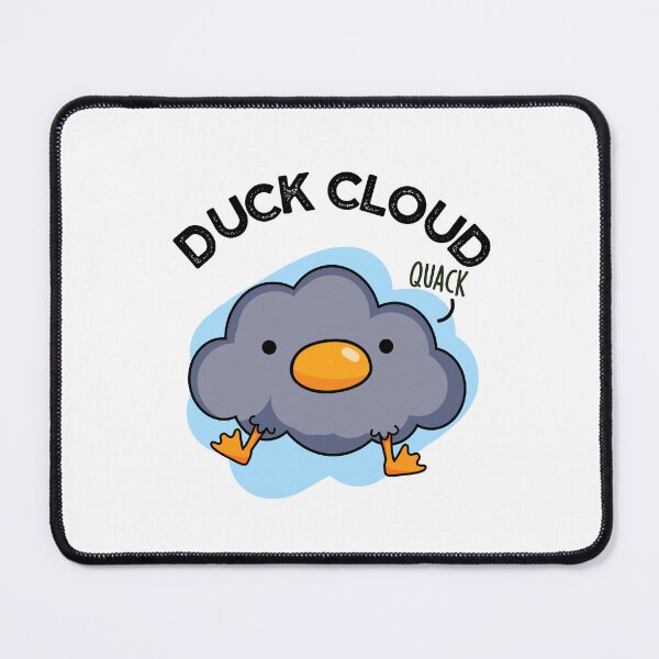 Item preview, Duck Cloud Funny Weather Puns  designed and sold by punnybone.