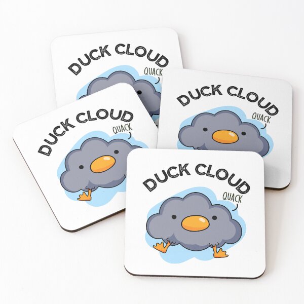 Item preview, Duck Cloud Funny Weather Puns  designed and sold by punnybone.