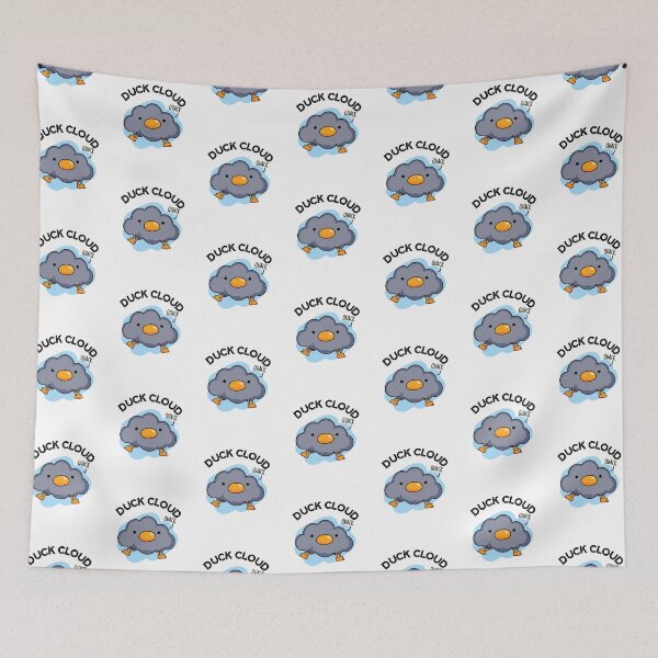 Item preview, Duck Cloud Funny Weather Puns  designed and sold by punnybone.