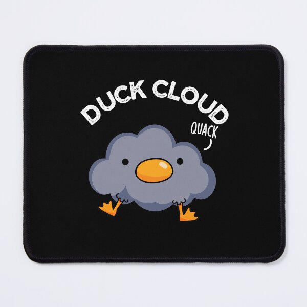 Item preview, Duck Cloud Funny Weather Puns(Dark BG) designed and sold by punnybone.