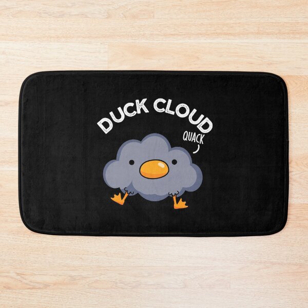 Item preview, Duck Cloud Funny Weather Puns(Dark BG) designed and sold by punnybone.