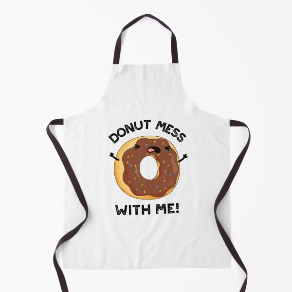 Item preview, Donut Mess With Me Funny Food Puns  designed and sold by punnybone.