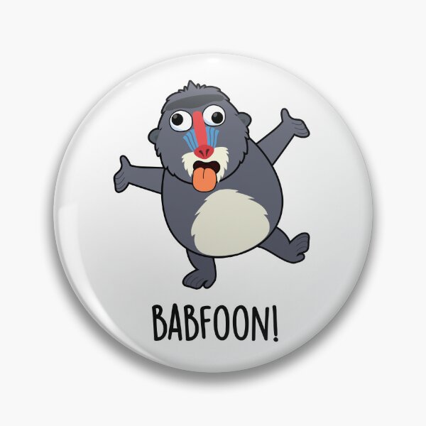 Item preview, Bab-foon Baffoon Funny Baboon Puns  designed and sold by punnybone.