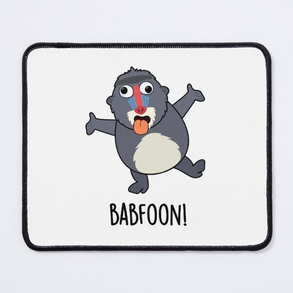 Item preview, Bab-foon Baffoon Funny Baboon Puns  designed and sold by punnybone.