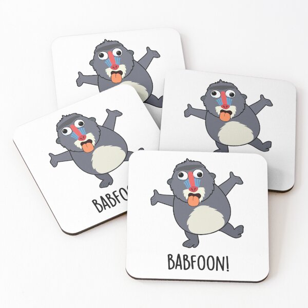 Item preview, Bab-foon Baffoon Funny Baboon Puns  designed and sold by punnybone.