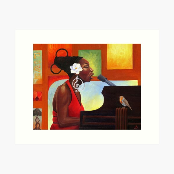 Item preview, Songbird (Nina Simone) designed and sold by kavionart.