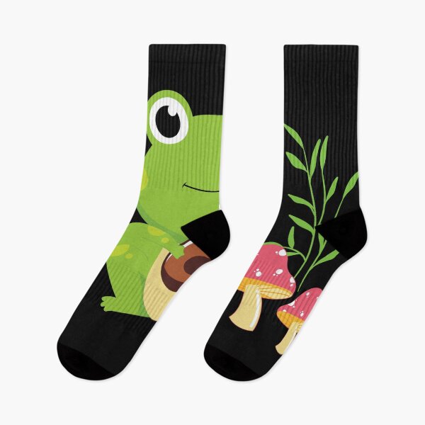 Item preview, frog and mushroom designed and sold by hieuhieustore.