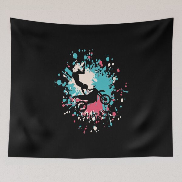 Item preview, Motocross Style Color Splash designed and sold by onicon.