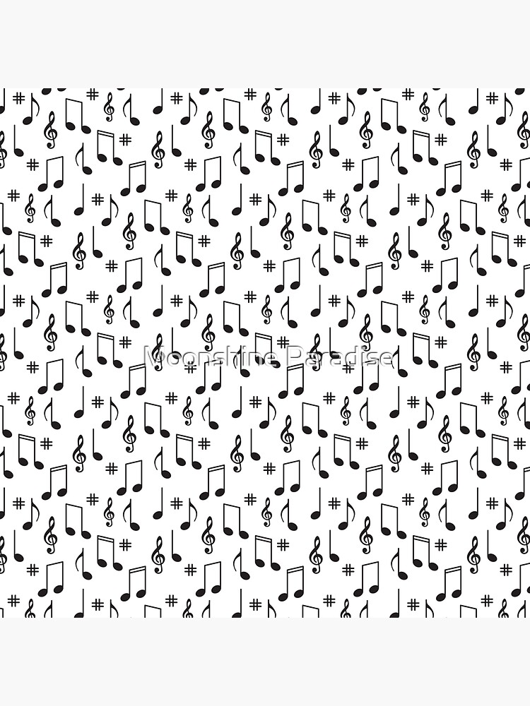 retro-music-notes-pattern-sticker-for-sale-by-moonshinepdise-redbubble