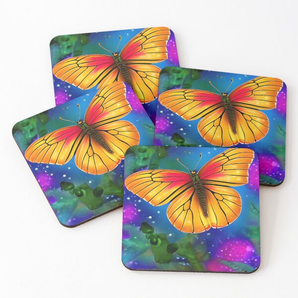 Item preview, Most beautiful butterfly with magical nature wallpaper designed and sold by The Love Quill.
