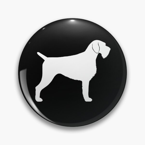Item preview, German Wirehaired Pointer Silhouette(s) designed and sold by Jenn Inashvili.