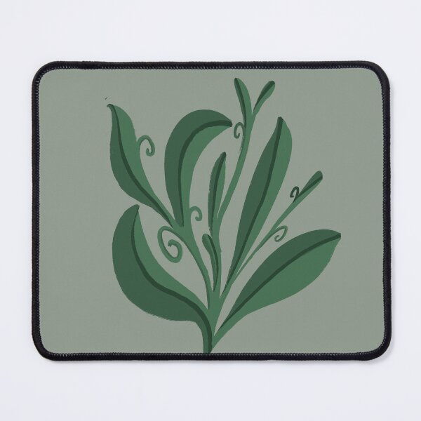 Item preview, leafy floral plant growing garden green designed and sold by strawbsurprise.