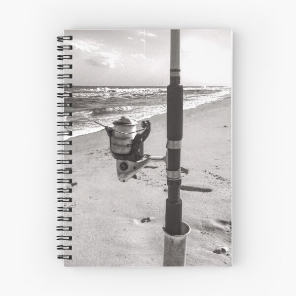 Item preview, Surf fishing in black and white  designed and sold by CoolShirtDepot.