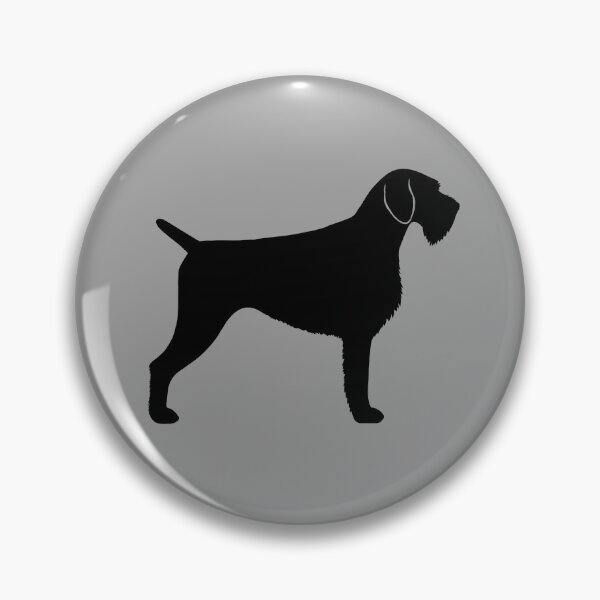 Item preview, German Wirehaired Pointer Silhouette(s) designed and sold by Jenn Inashvili.