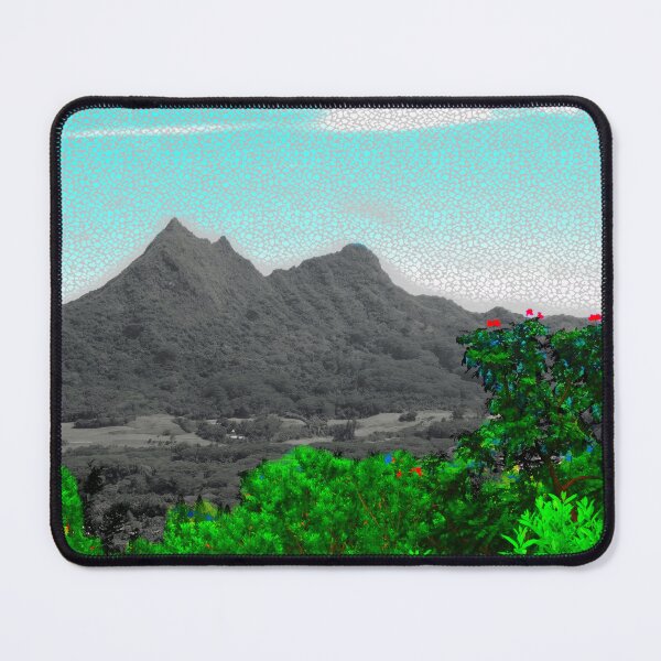 Item preview, Olomana from Pali Lookout, Oahu, Hawaii designed and sold by NJartbyNJacobson.