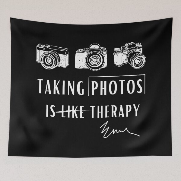 Item preview, Taking Photos Is Like Therapy designed and sold by Youssefone.