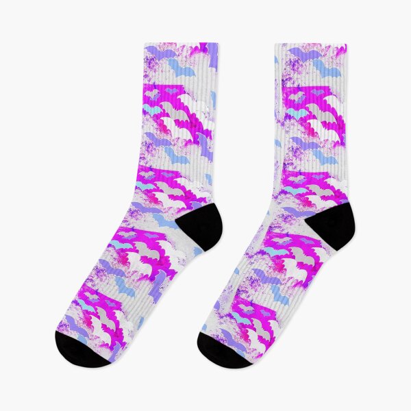 Item preview, Bats In Flight Pastel Pink designed and sold by blakcirclegirl.