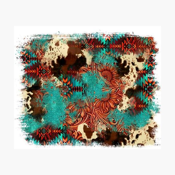 Vista previa del artículo con la obra «Estampado Sueños Turquesa», diseñado y vendido por Dana  Burke.